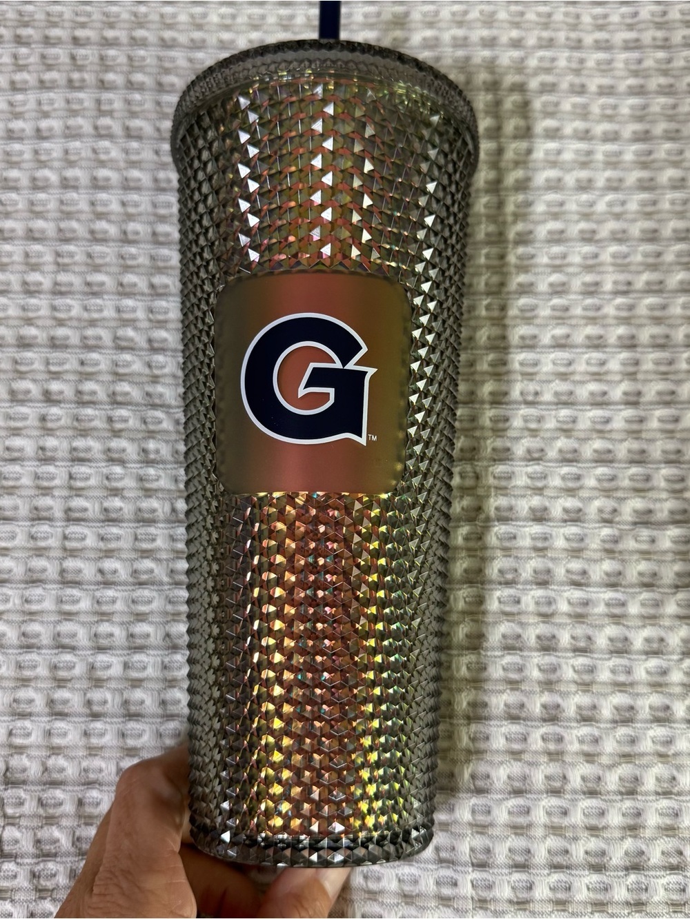 New Starbucks Been There Campus Collection Georgetown Studded Tumbler 24oz Straw